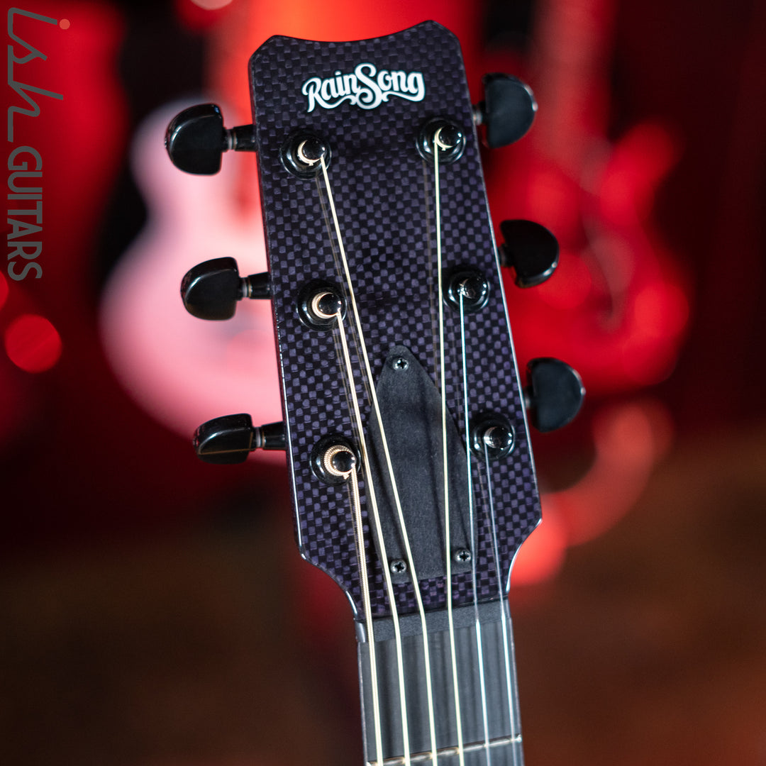 RainSong BI-WS1000N2C Black Ice Acoustic Guitar Ish Exclusive Plum Purple