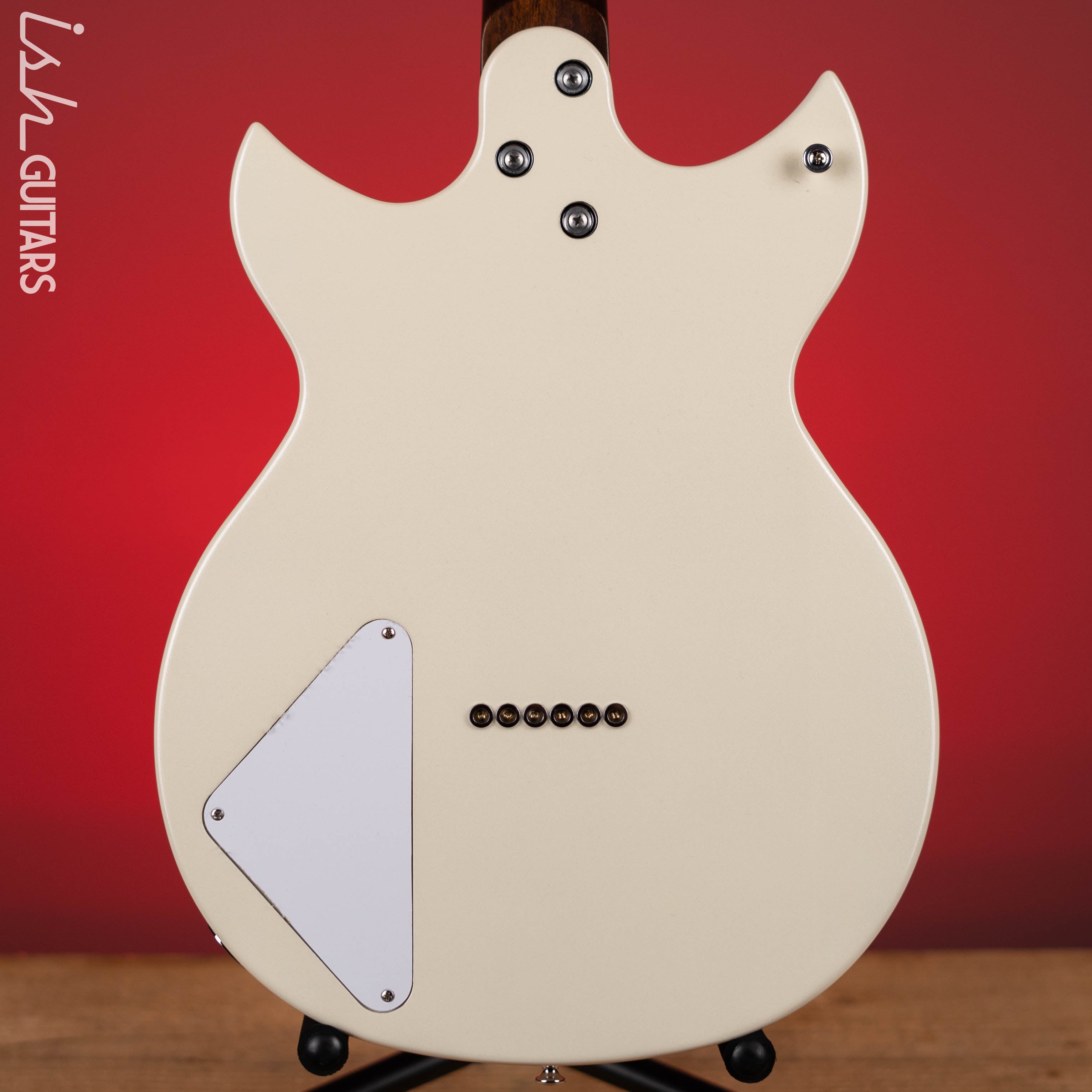 Harmony Standard Rebel Electric Guitar Pearl White Demo – Ish Guitars