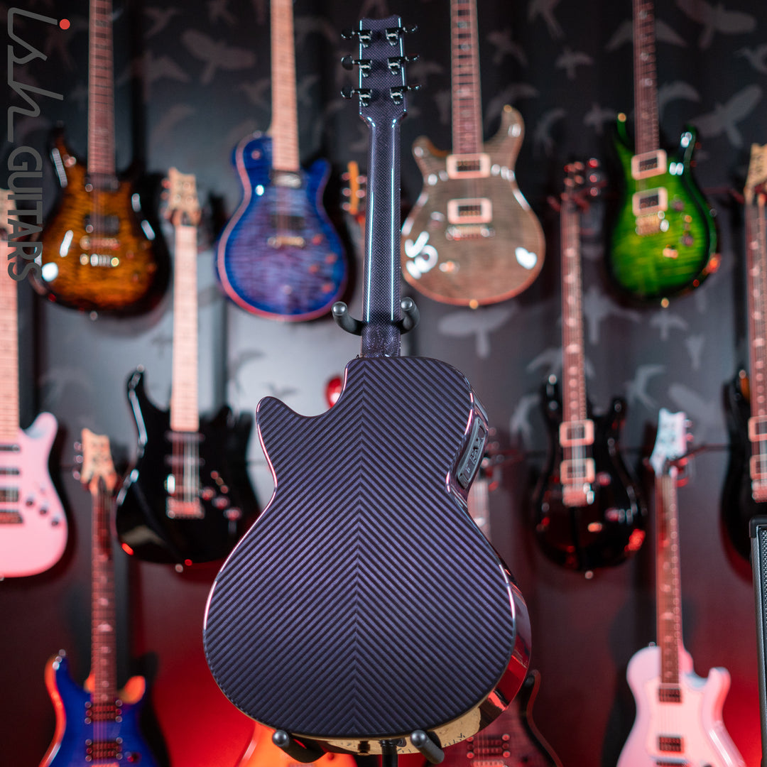 RainSong BI-WS1000N2C Black Ice Acoustic Guitar Ish Exclusive Plum Purple