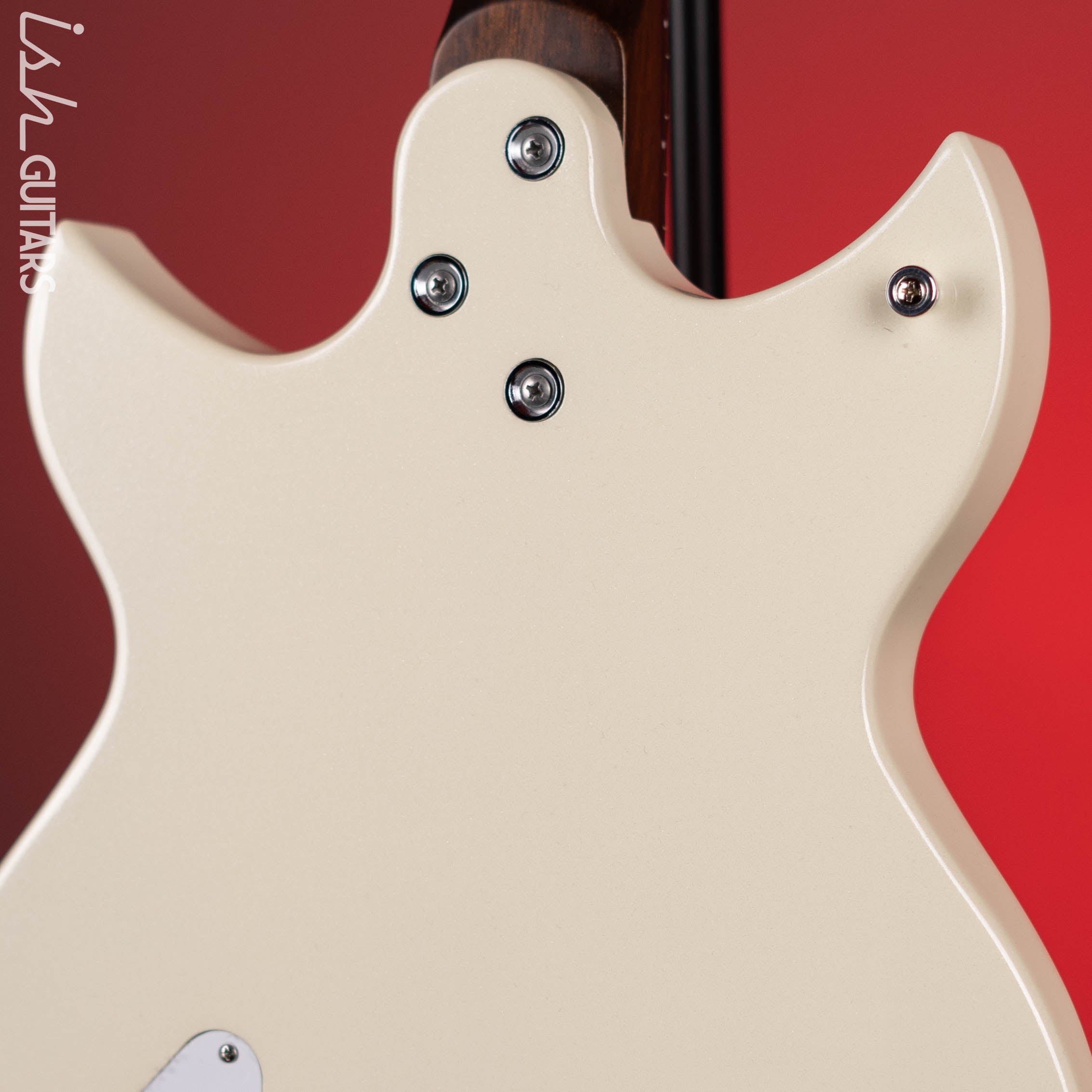 Harmony Standard Rebel Electric Guitar Pearl White Demo – Ish Guitars