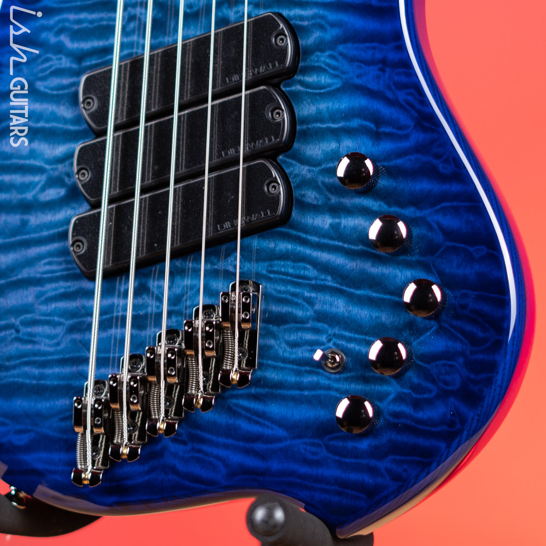 Dingwall Combustion 5-String Bass Indigoburst Pau Ferro Fretboard