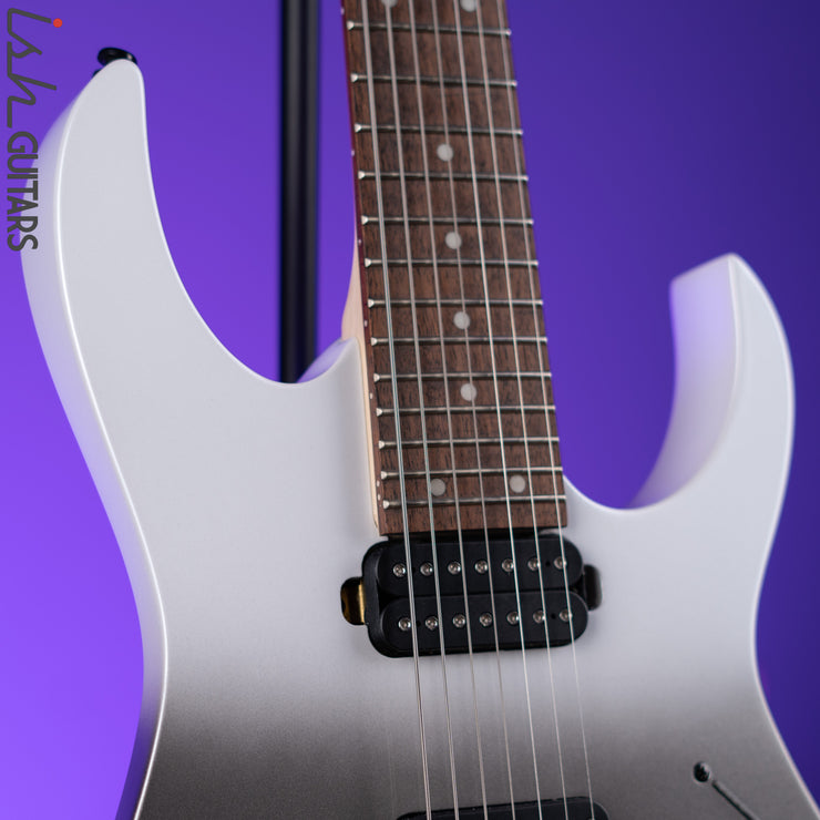 2021 Ibanez RG7421 Pearl Black Fade Metallic Ish Guitars
