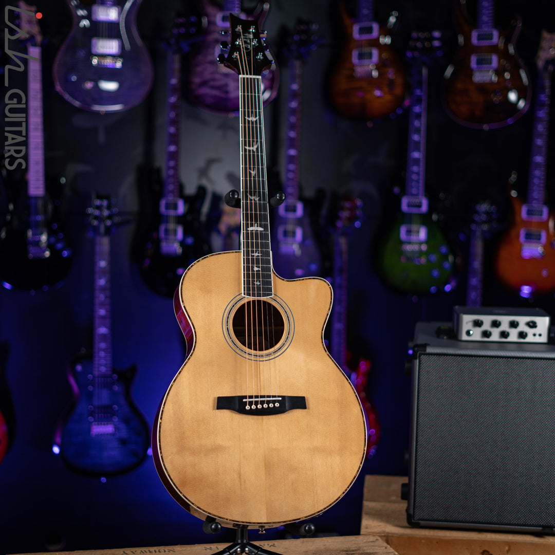 PRS SE Angelus A40E Acoustic Electric Guitar Natural Demo