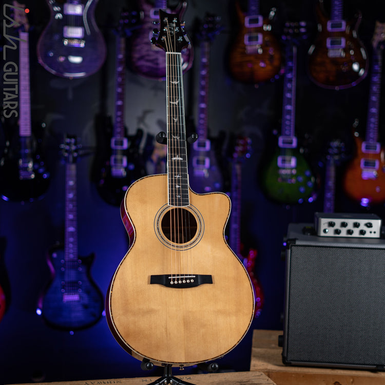 美品 PRS SE Angelus A40E TS PRS Angelus A40E Acoustic-Electric Guitar Tobacco Sunburst – Ish