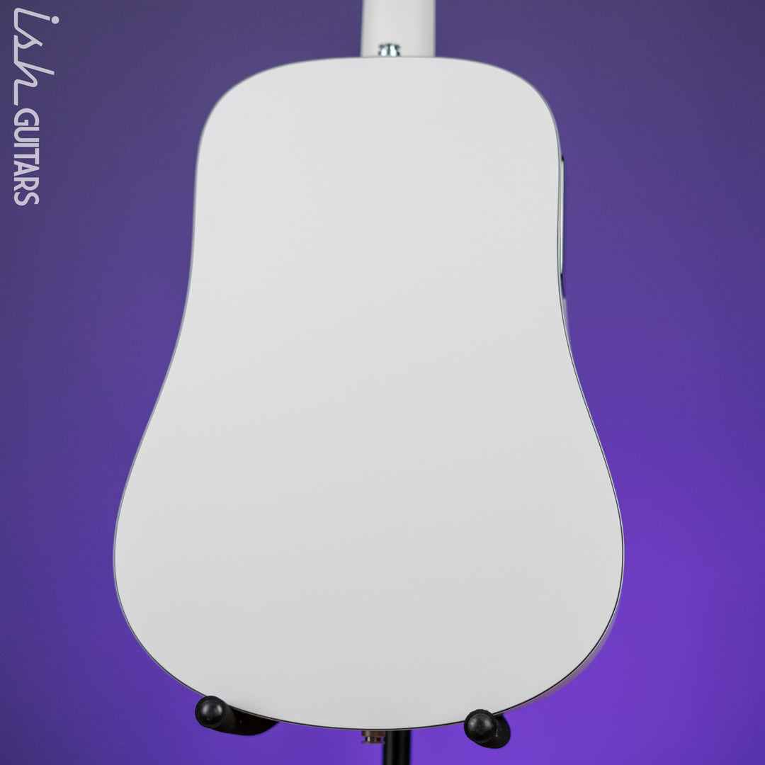 Lava Music Blue Lava Smart Acoustic Guitar Sail White w/ Airflow Bag