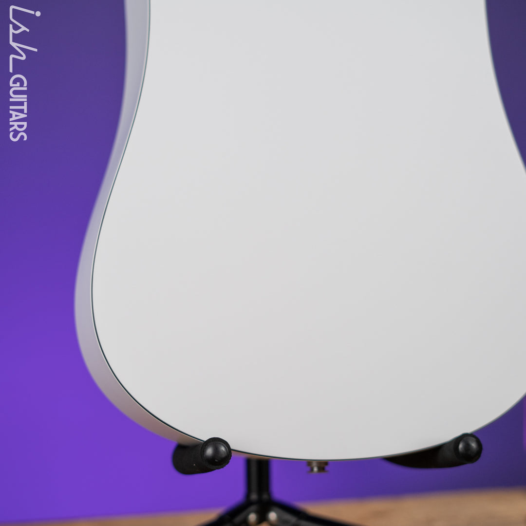 Lava Music Blue Lava Smart Acoustic Guitar Sail White w/ Airflow Bag