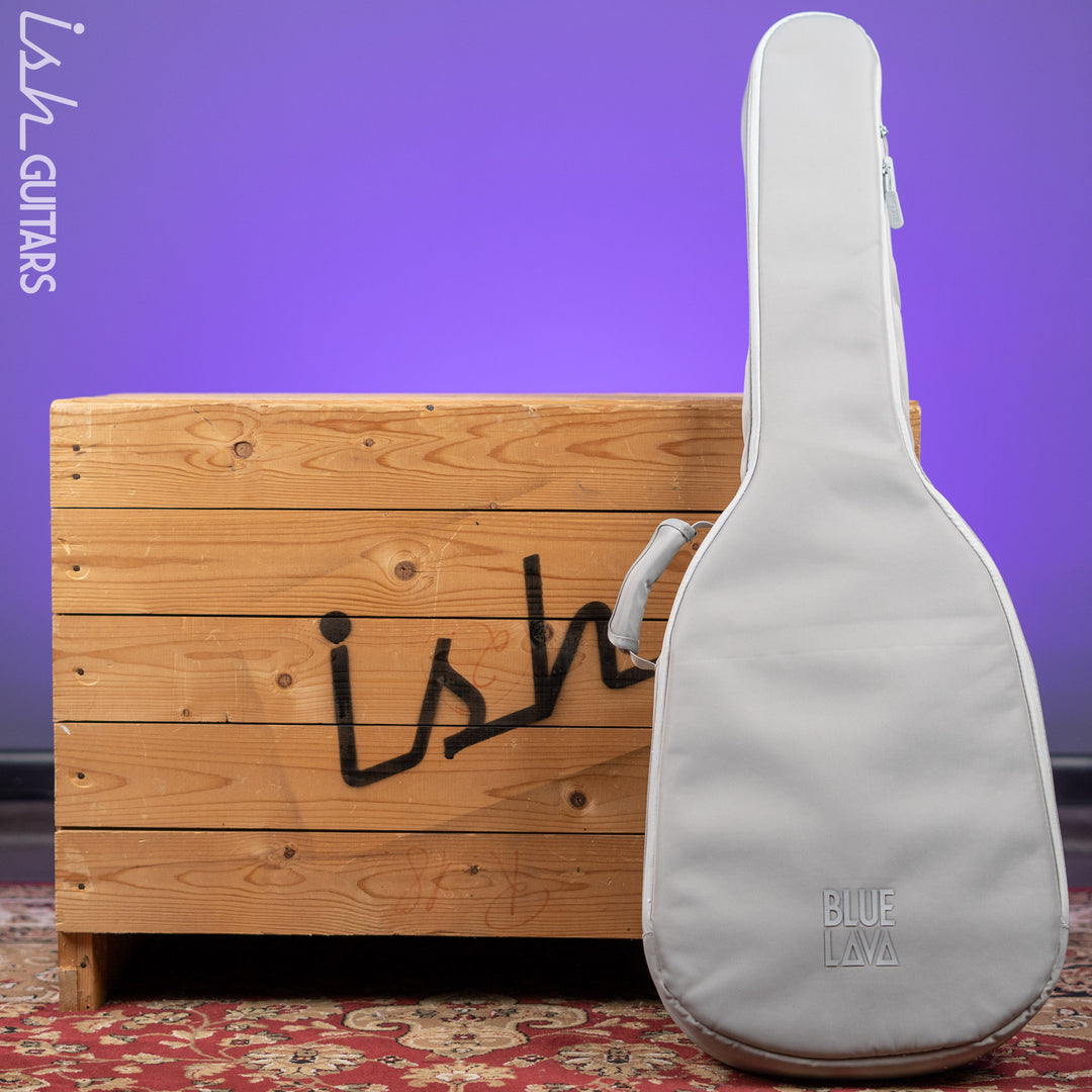 Lava Music Blue Lava Smart Acoustic Guitar Sail White w/ Airflow Bag