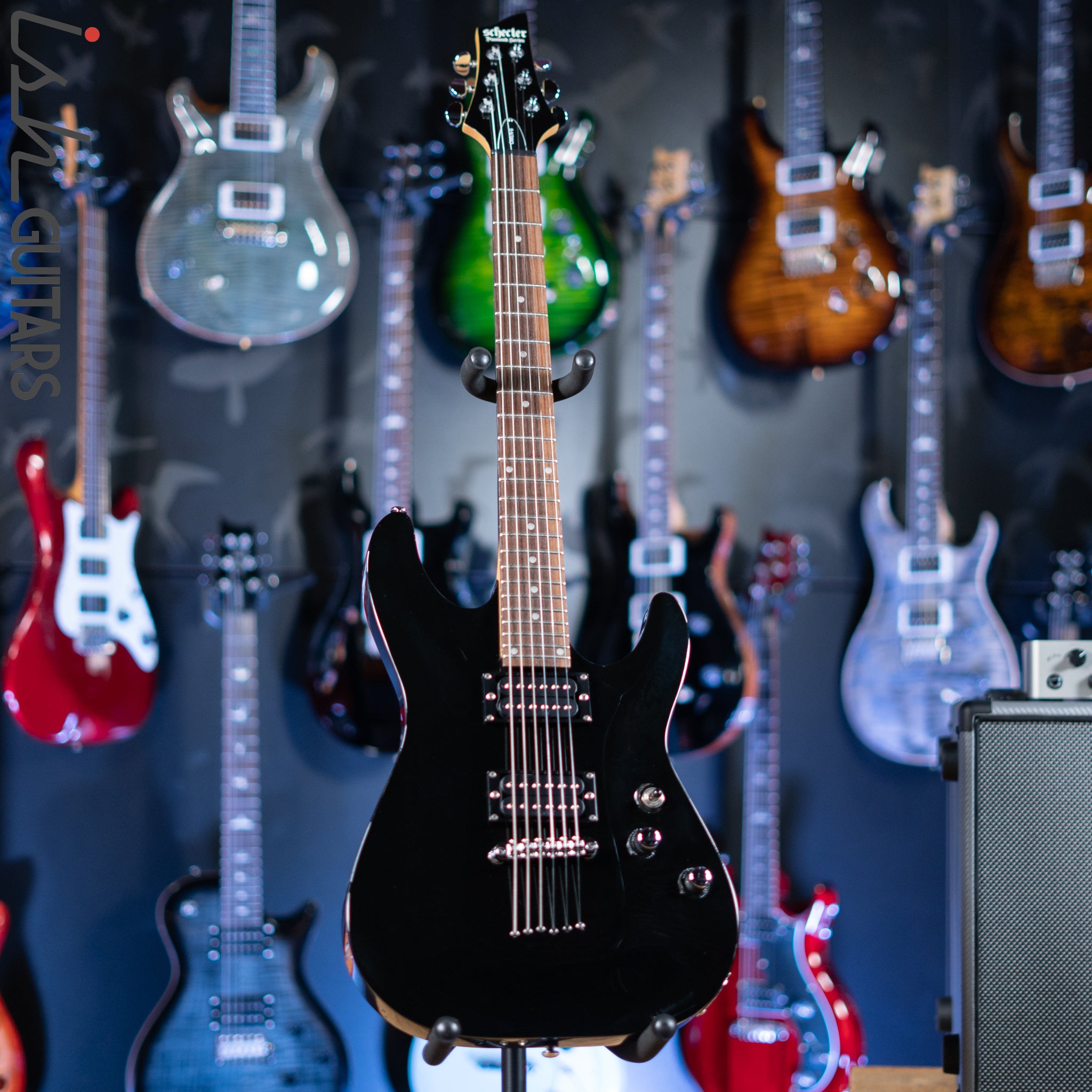 2008 Schecter Omen-6 Electric Guitar Black – Ish Guitars