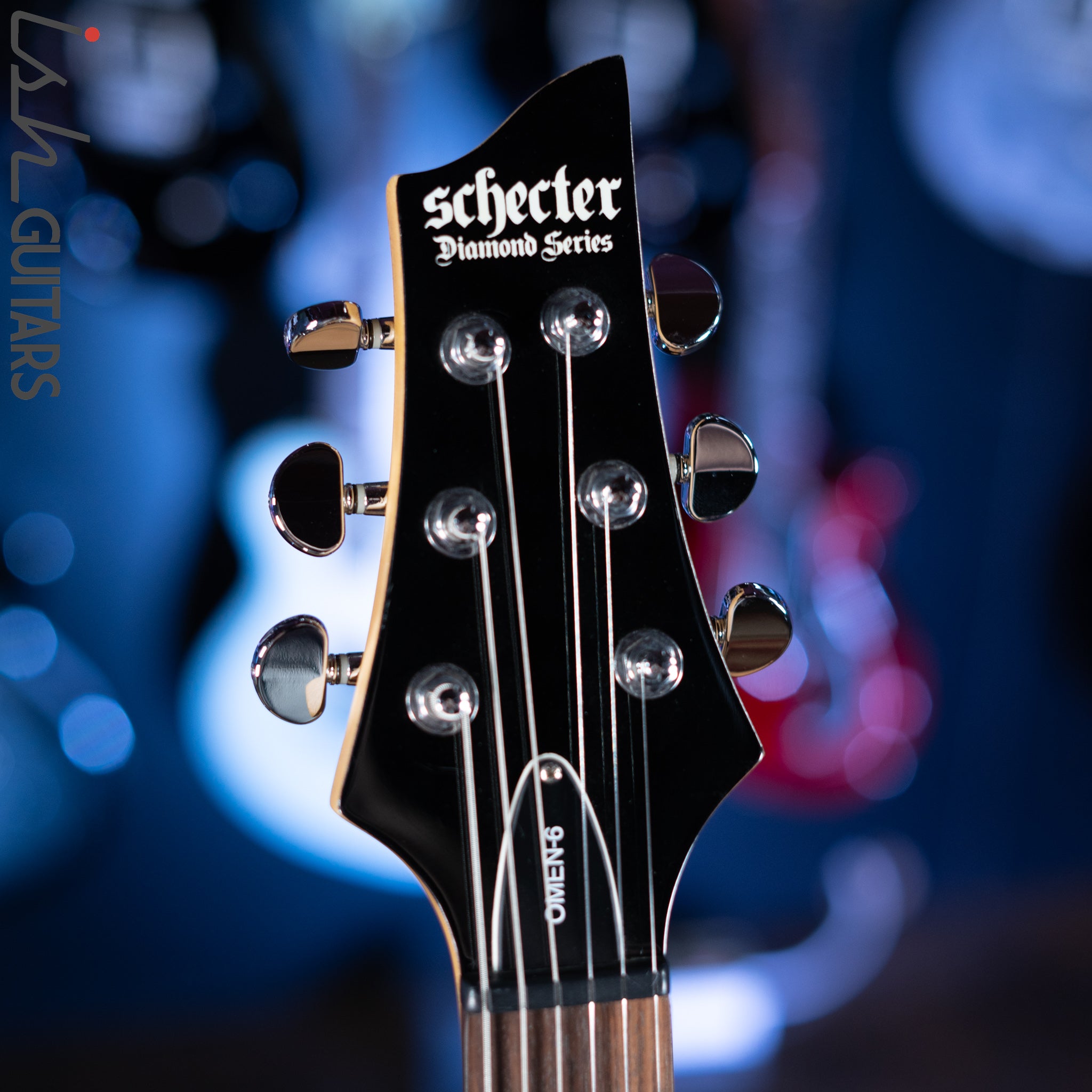 2008 Schecter Omen-6 Electric Guitar Black – Ish Guitars