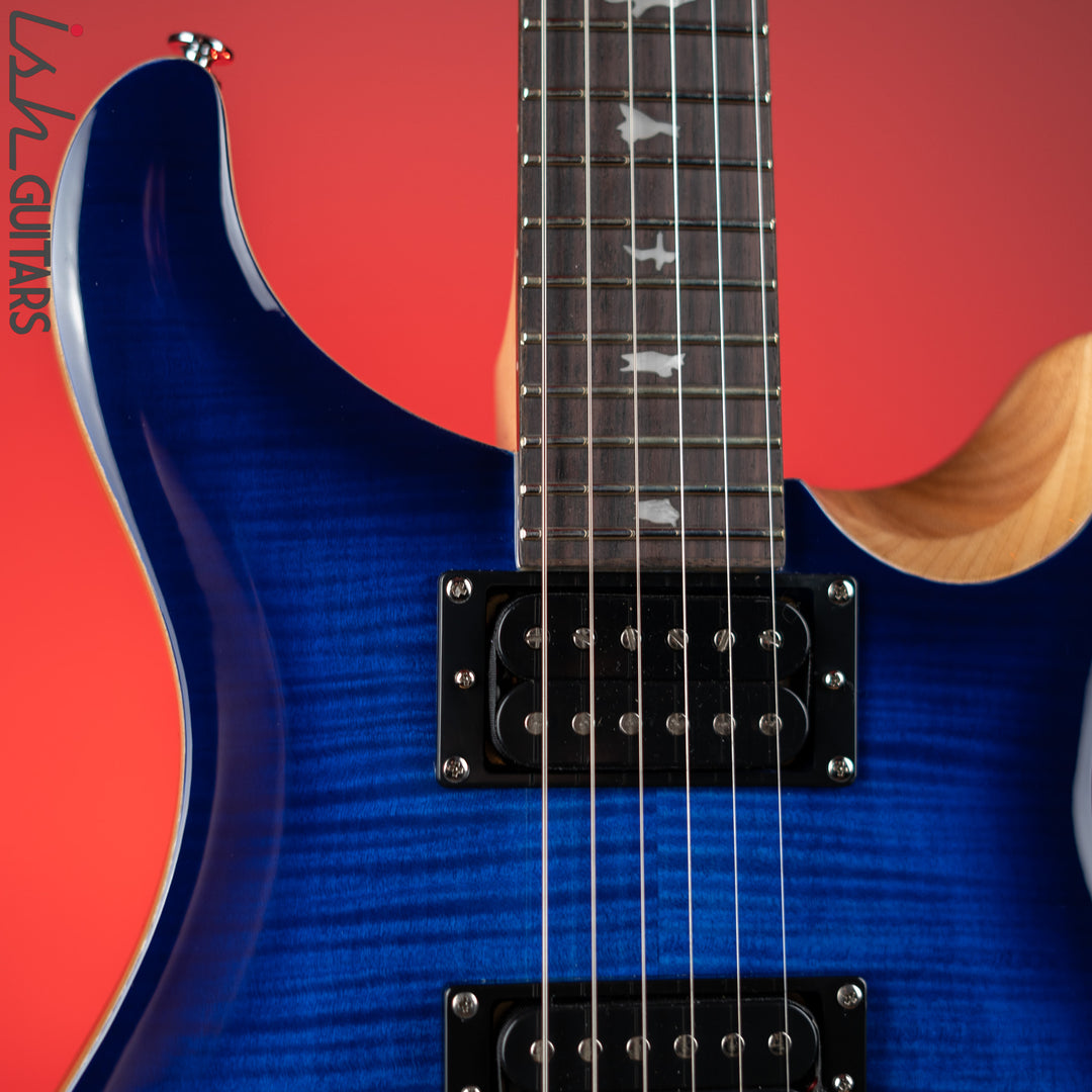 PRS SE Custom 24 Electric Guitar Faded Blue Burst