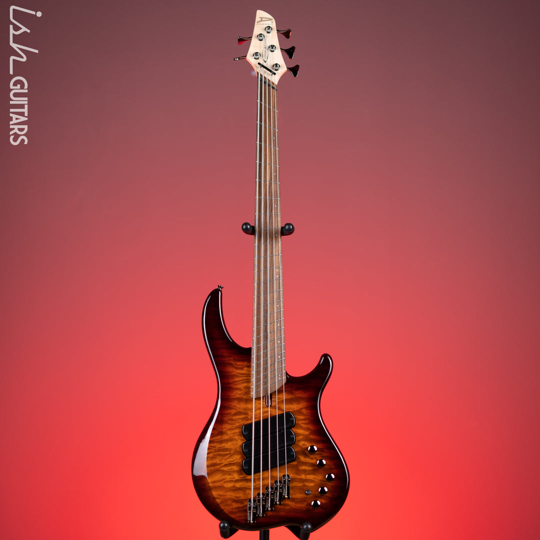 Dingwall Combustion 5-String Bass Vintageburst Pau Ferro Fretboard