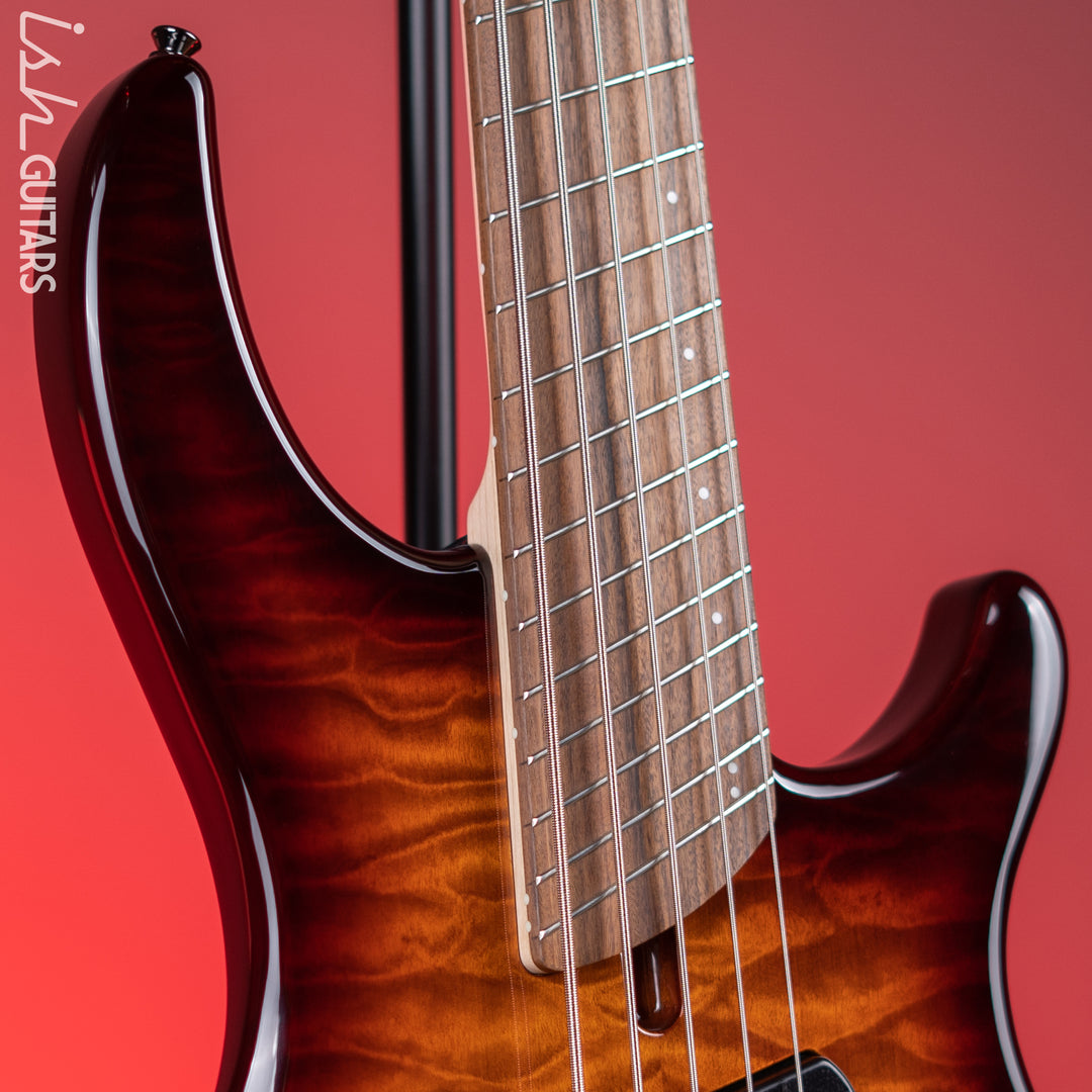 Dingwall Combustion 5-String Bass Vintageburst Pau Ferro Fretboard