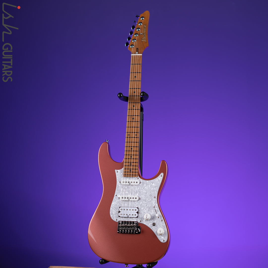 Ibanez Prestige AZ2204 Electric Guitar Hazy Rose Metallic