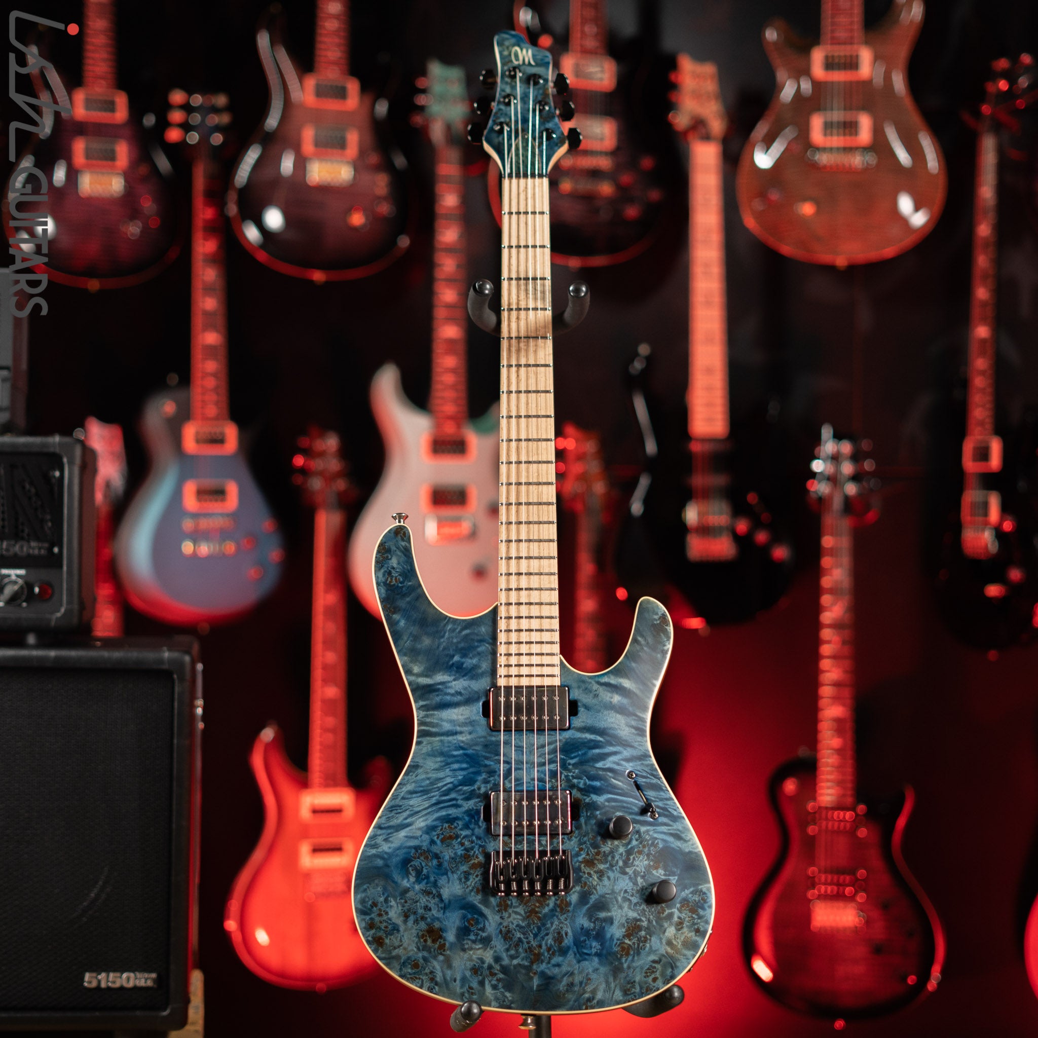 2015 Mayones Setius GTM 6 Blue – Ish Guitars