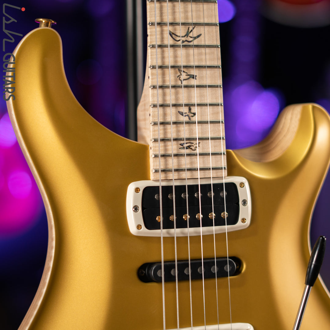 PRS Wood Library Modern Eagle V Gold Top Satin