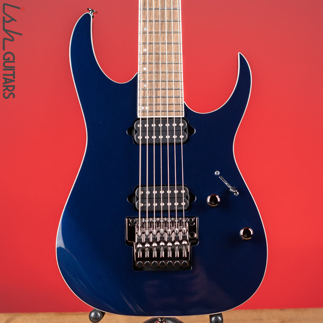 Ibanez Prestige RG2027XL 7-String Electric Guitar Deep Tide Blue