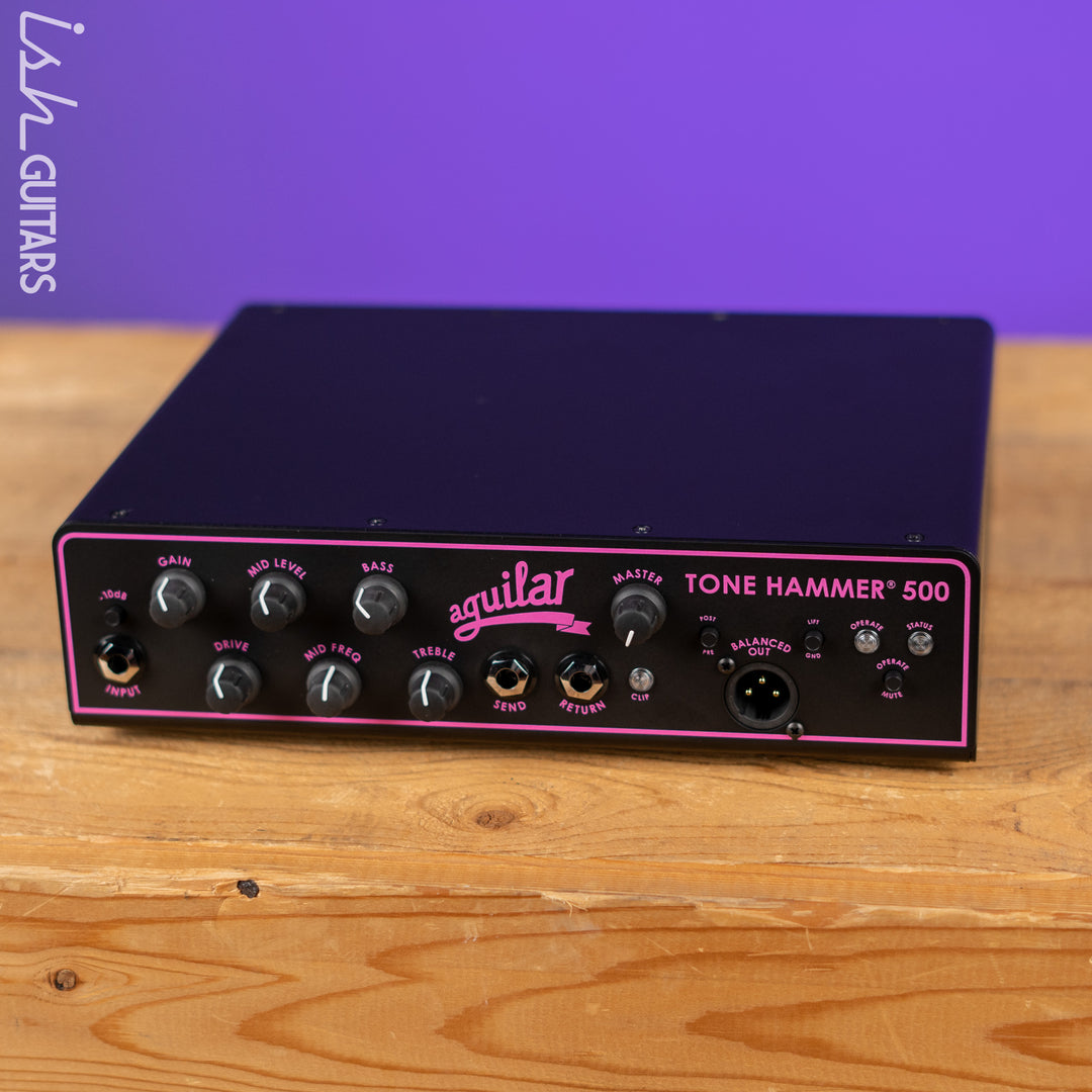 Aguilar Tone Hammer 500 Limited Edition Breast Cancer Awareness  Black and Pink Demo