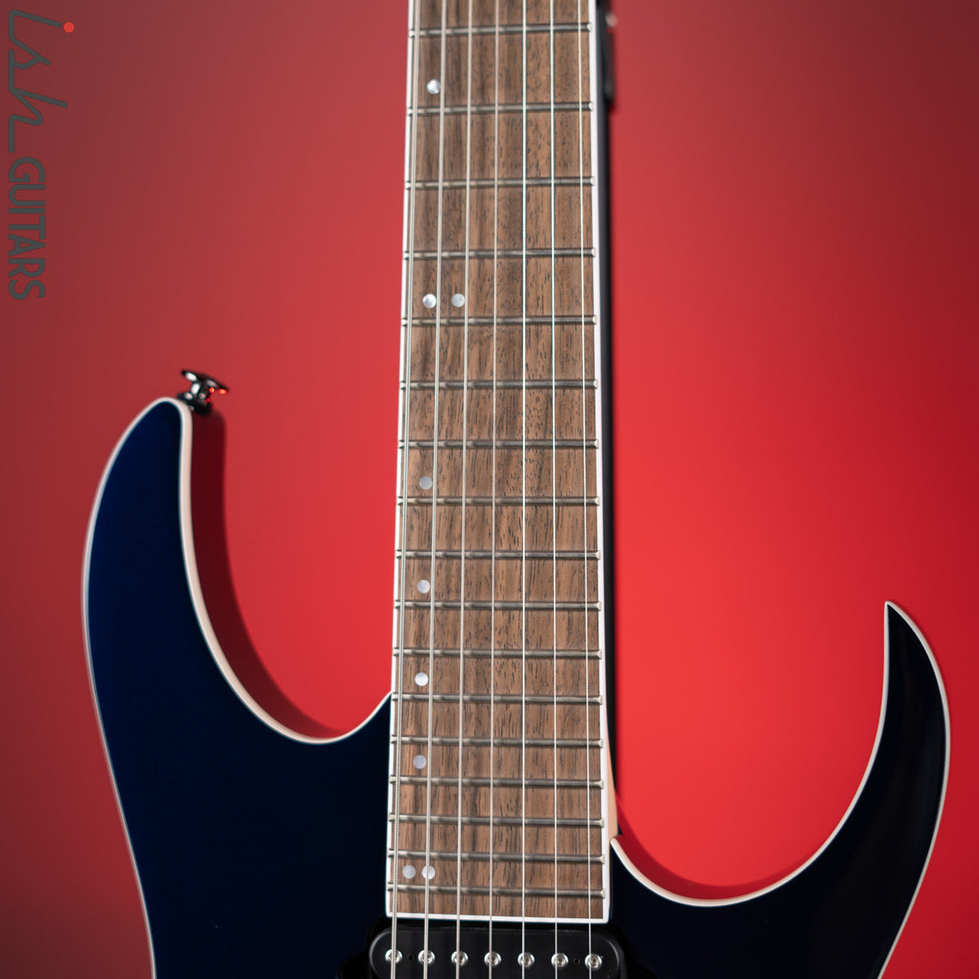 Ibanez Prestige RG2027XL 7-String Electric Guitar Deep Tide Blue