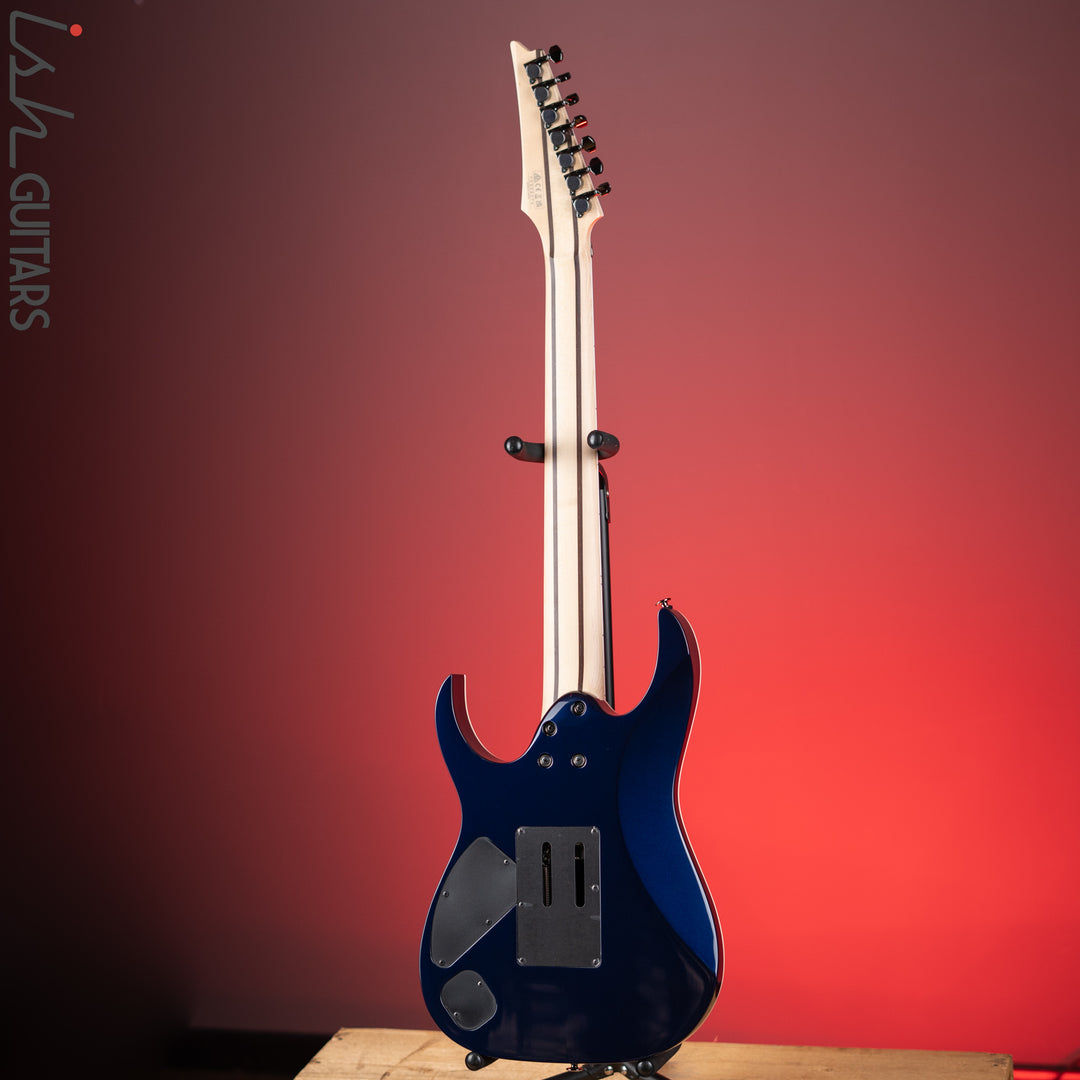 Ibanez Prestige RG2027XL 7-String Electric Guitar Deep Tide Blue