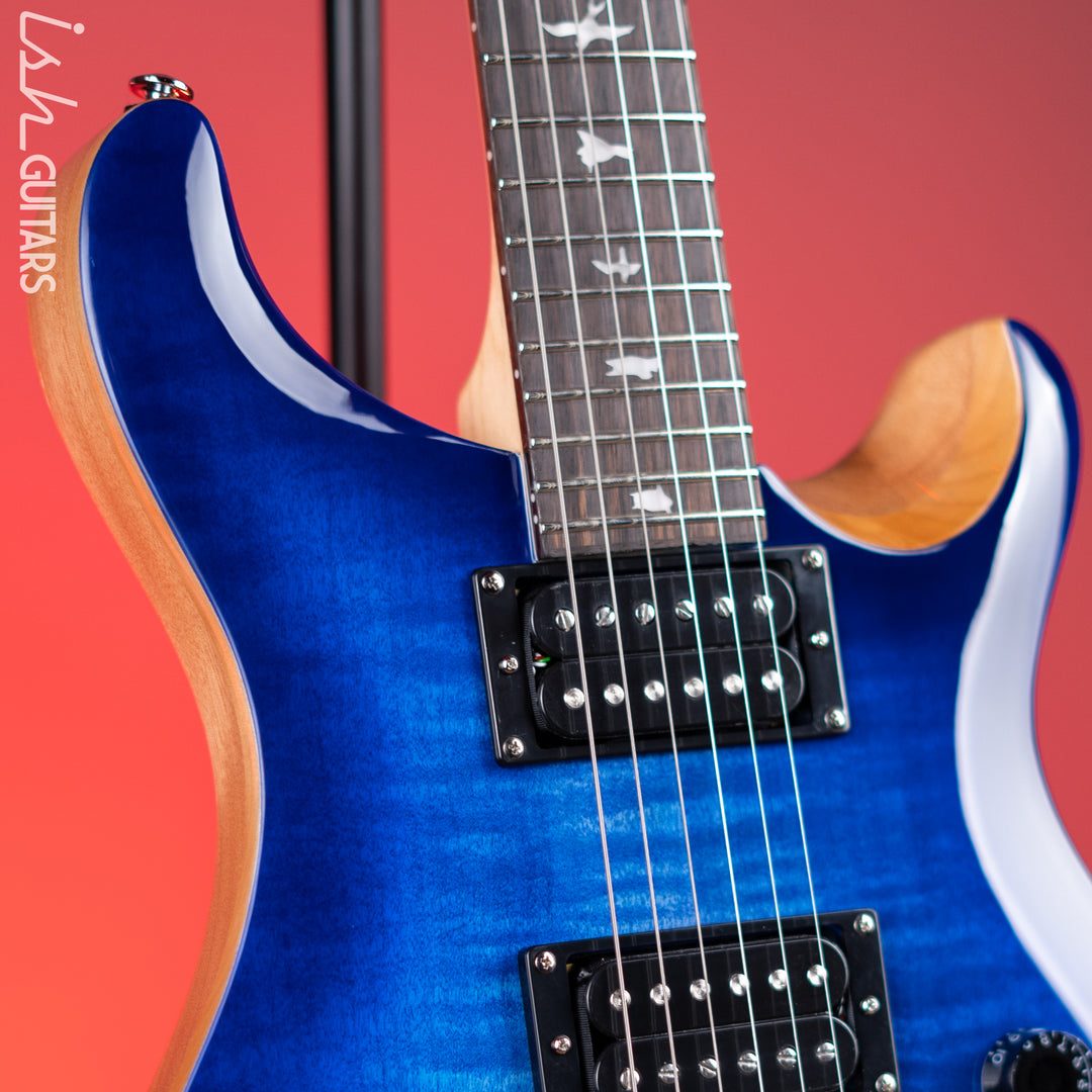 PRS SE Custom 24 Electric Guitar Faded Blue Burst