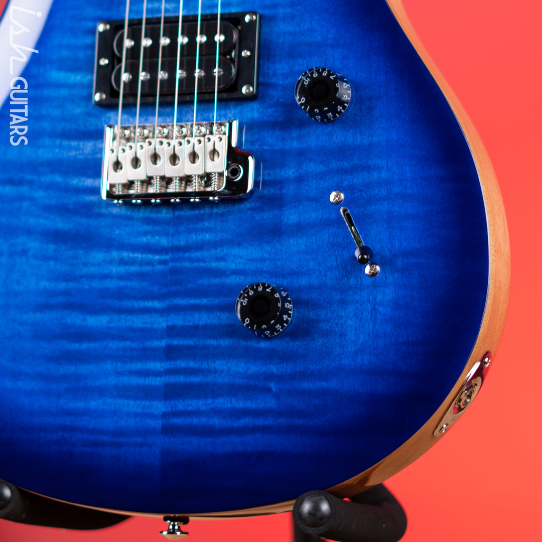 PRS SE Custom 24 Electric Guitar Faded Blue Burst