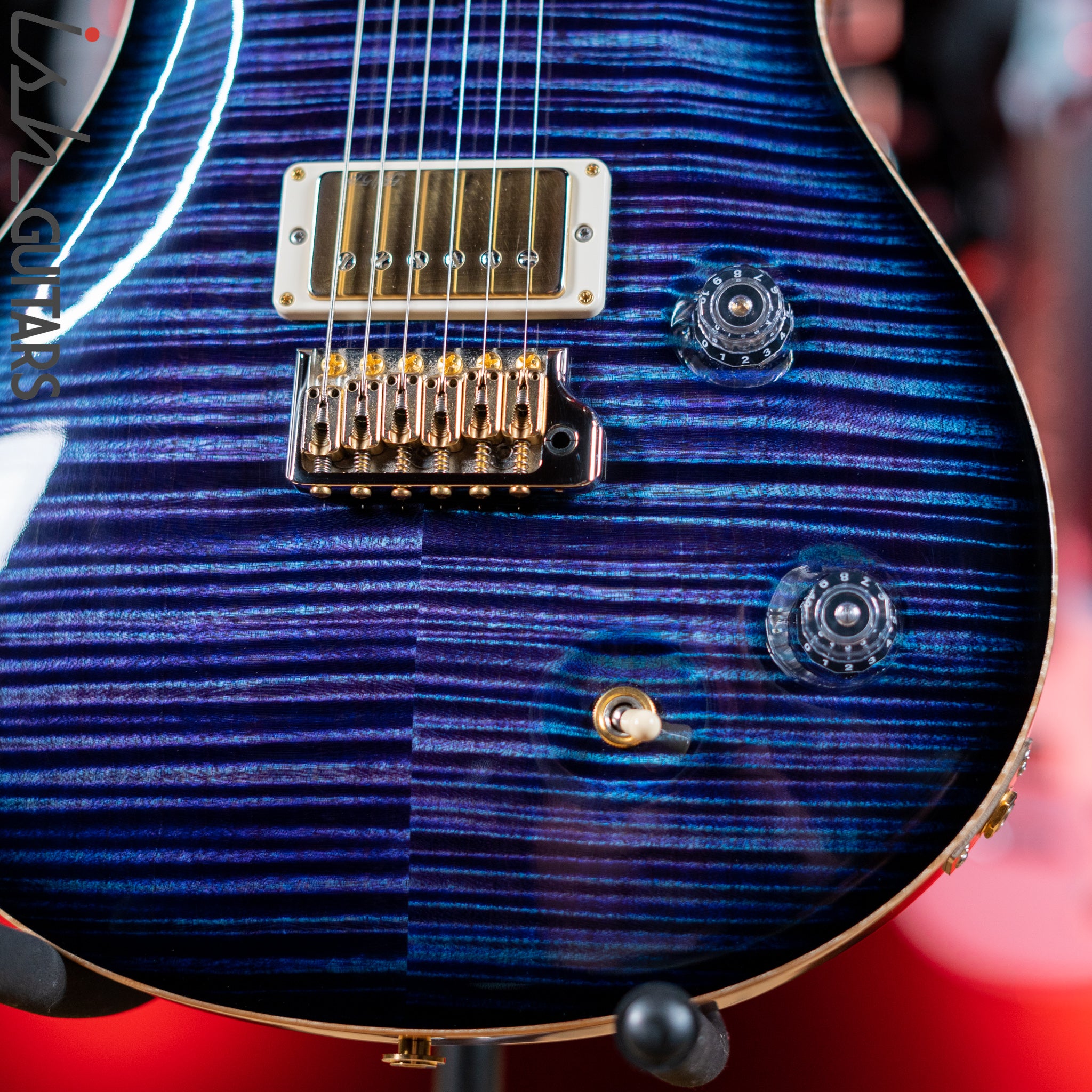 2015 PRS Collection Series IX McCarty Trem Curly Maple Aqua Violet