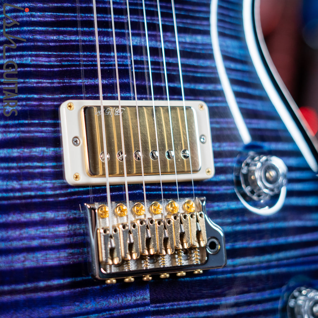 2015 PRS Collection Series IX McCarty Trem Curly Maple Aqua Violet Smoked Burst