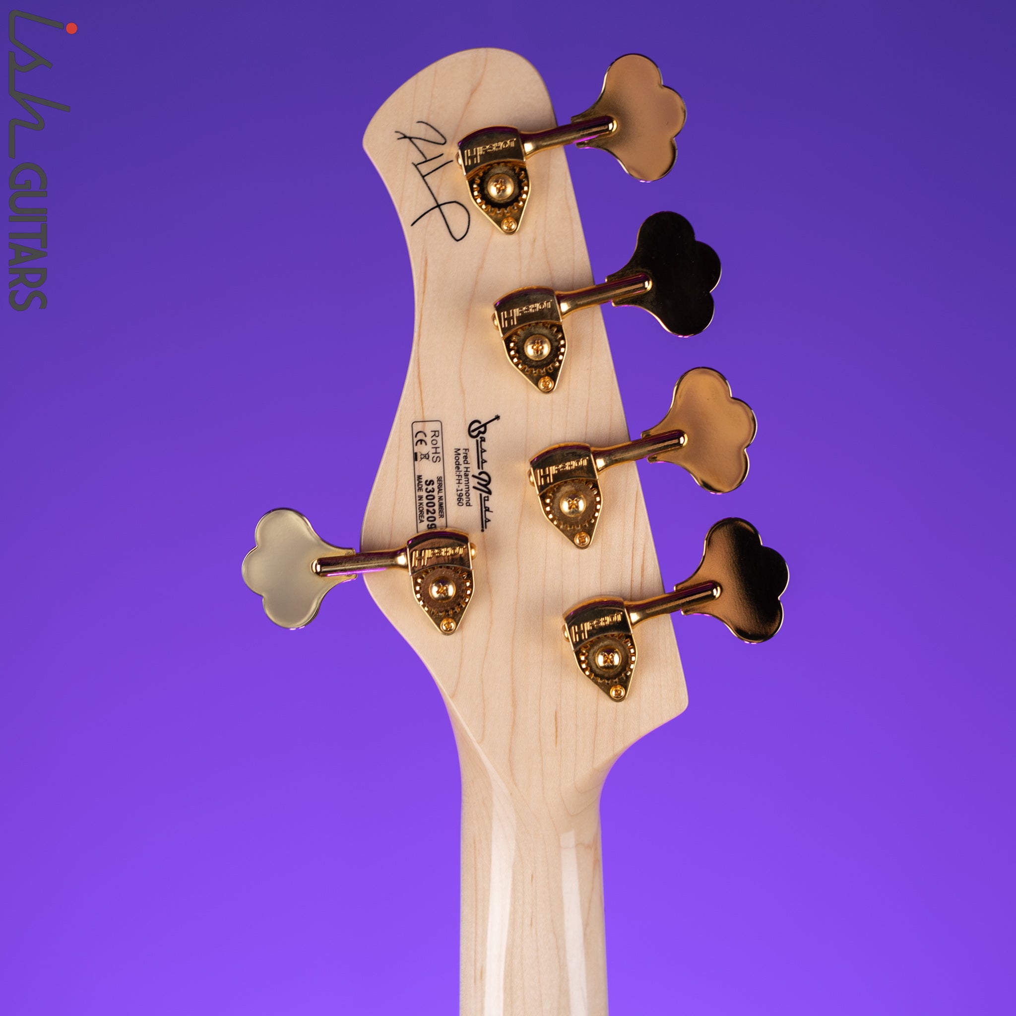 BassMods Fred Hammond FH-1960 Vintage Green Burst – Ish Guitars