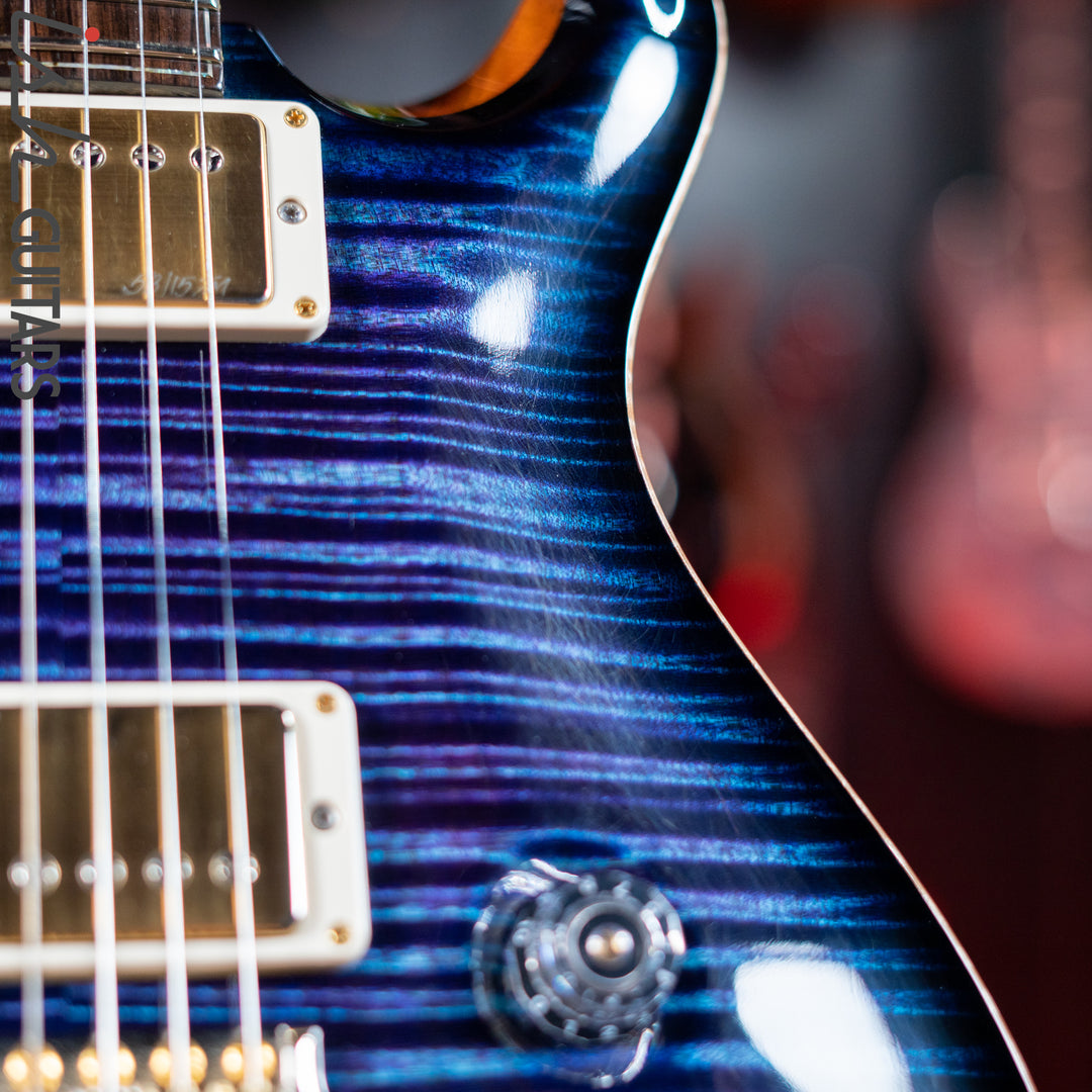 2015 PRS Collection Series IX McCarty Trem Curly Maple Aqua Violet Smoked Burst
