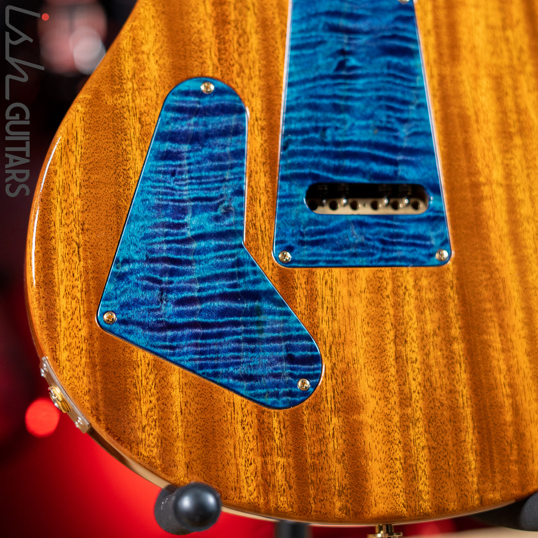2015 PRS Collection Series IX McCarty Trem Curly Maple Aqua Violet Smoked Burst