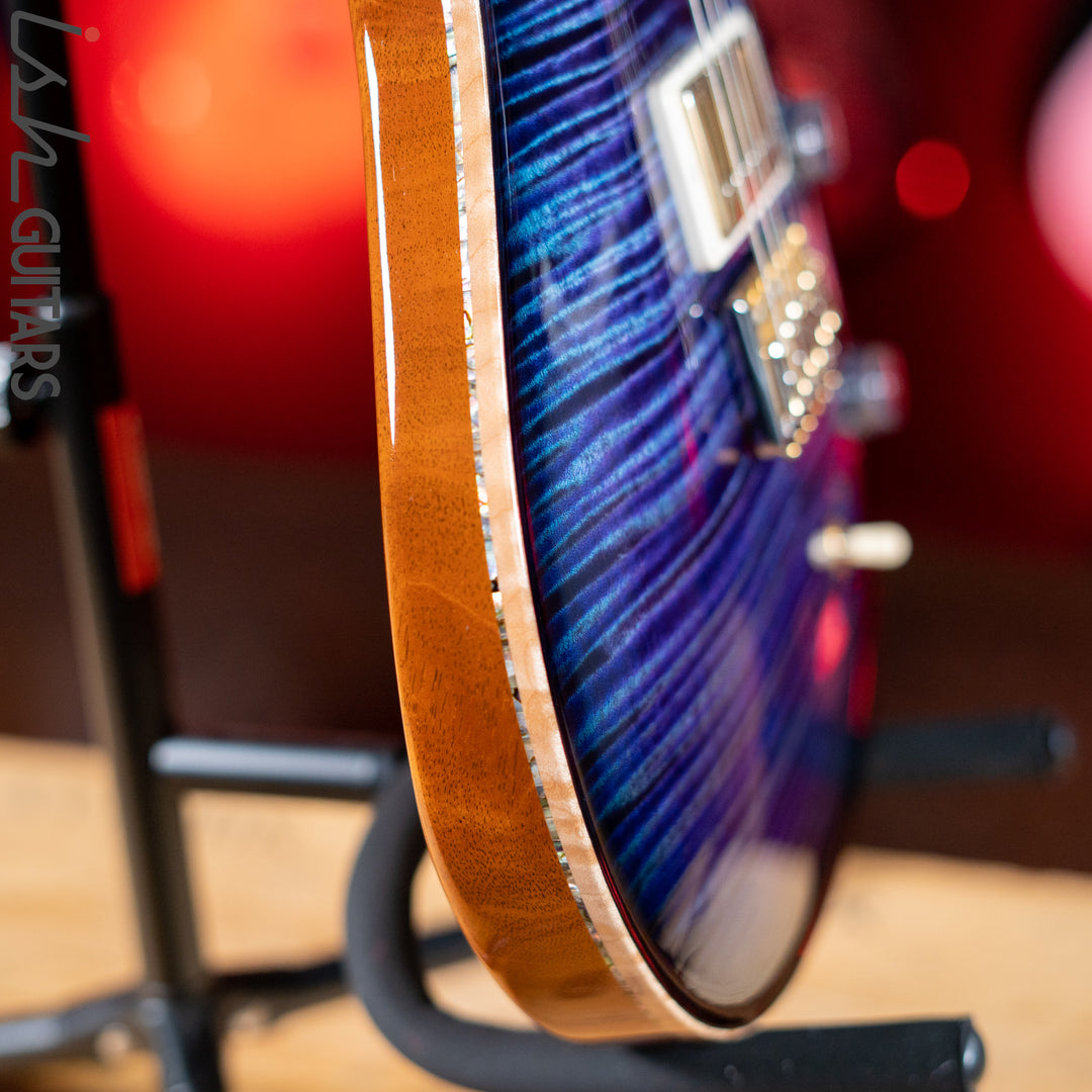 2015 PRS Collection Series IX McCarty Trem Curly Maple Aqua Violet Smoked Burst