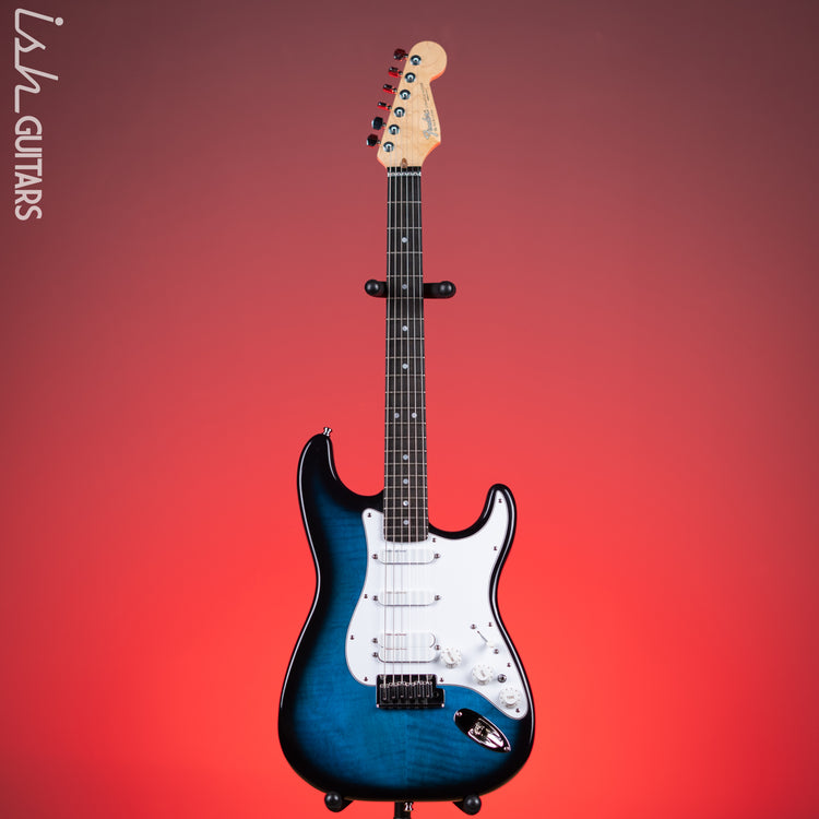 1991 Fender Stratocaster Ultra Blue Burst – Ish Guitars