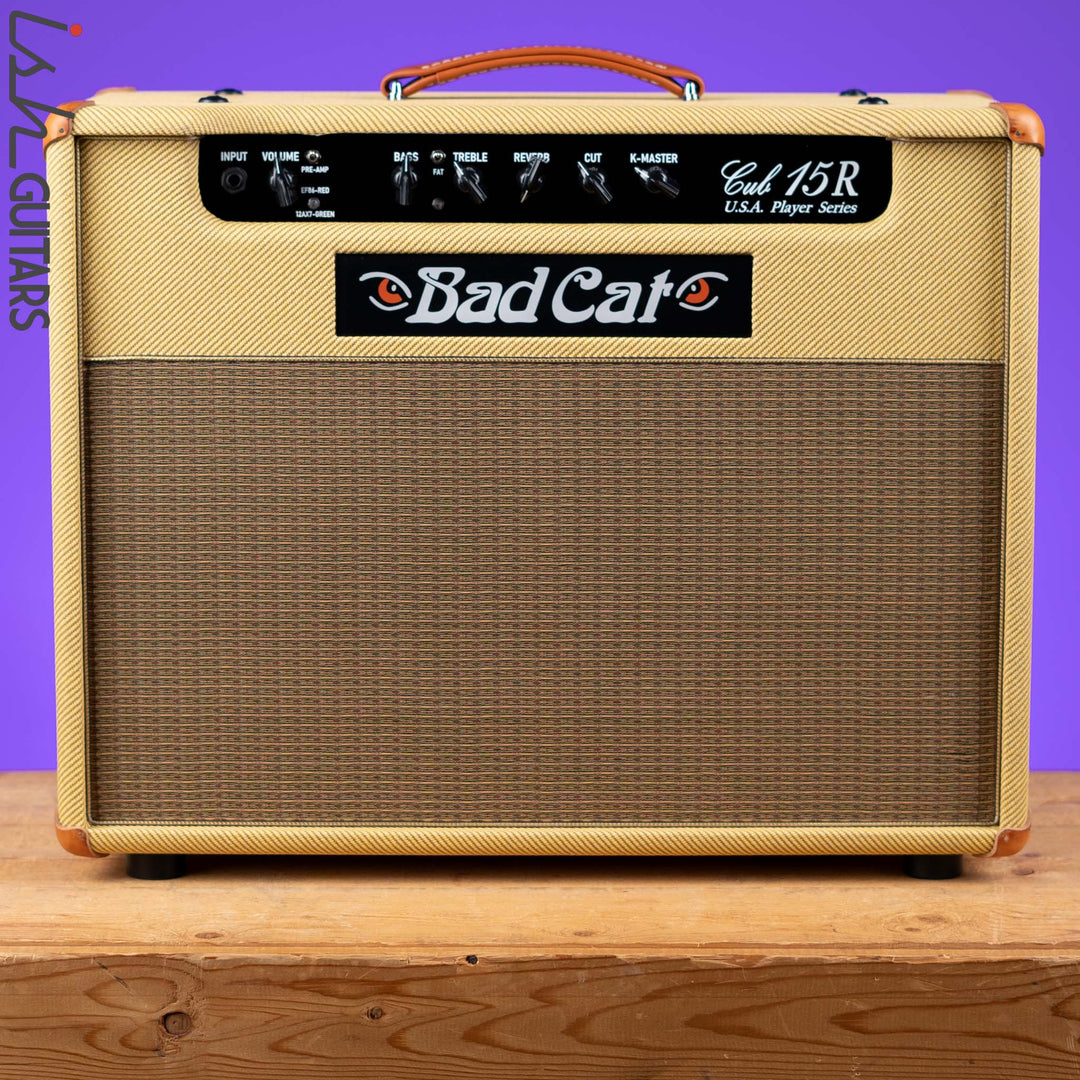 Bad Cat Cub 15R USA Player Series 15W Combo Amplifier Tweed