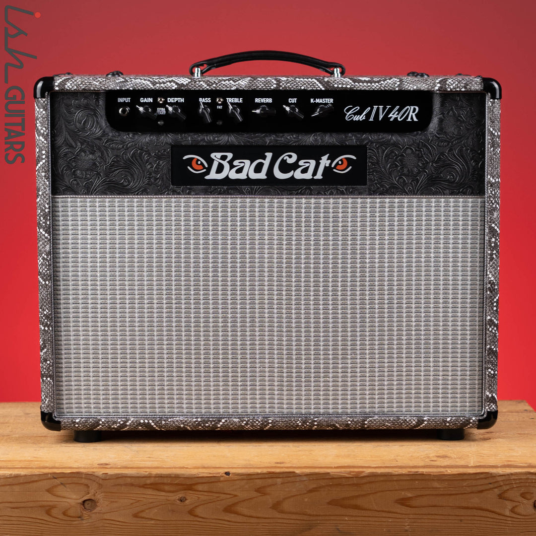 Bad Cat Cub IV 40R 40W Combo Amp Black Snakeskin Tolex