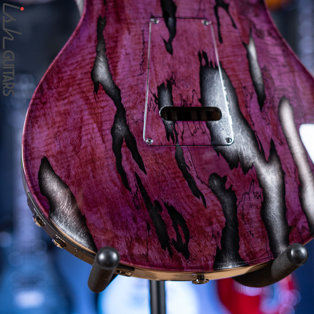 PRS Private Stock Hollowbody II Tremolo Piezo Spalted Maple Purple