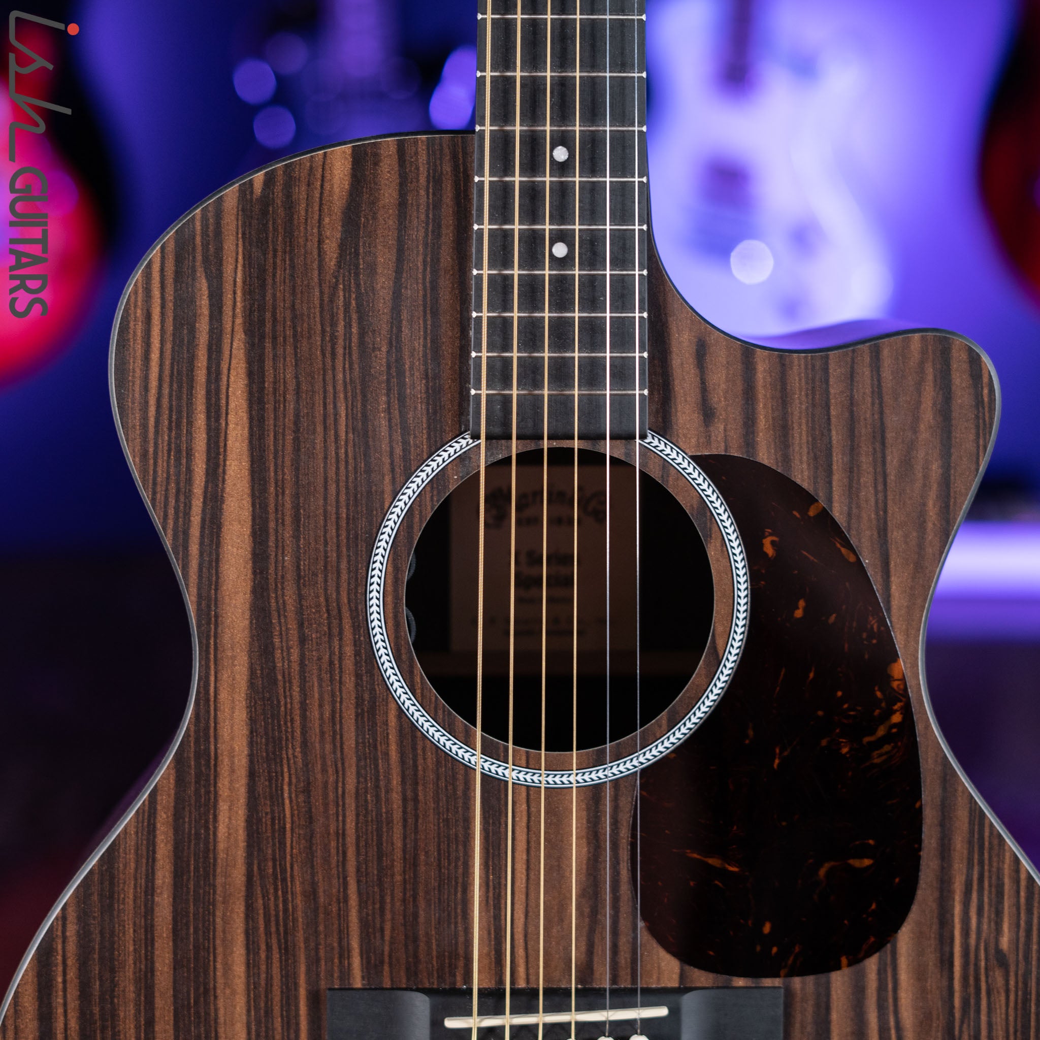 2021 Martin X Series Special Natural Macassar Ebony – Ish Guitars