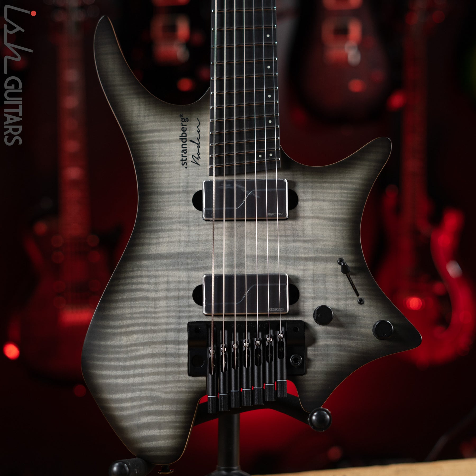 Strandberg Boden Prog NX 7 Charcoal Black Demo – Ish Guitars