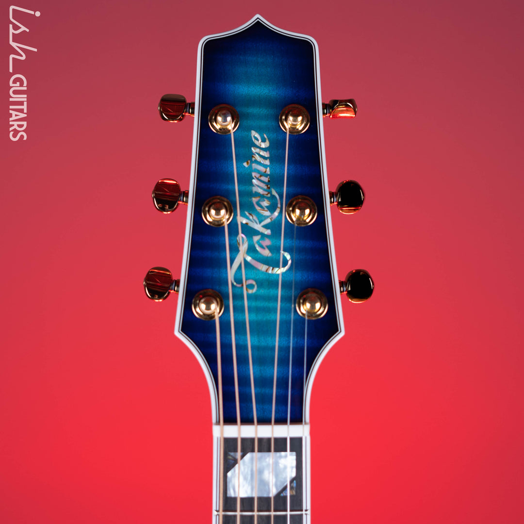 Takamine TSP178AC SBB Thinline Acoustic-Electric Guitar Gloss Blue Burst