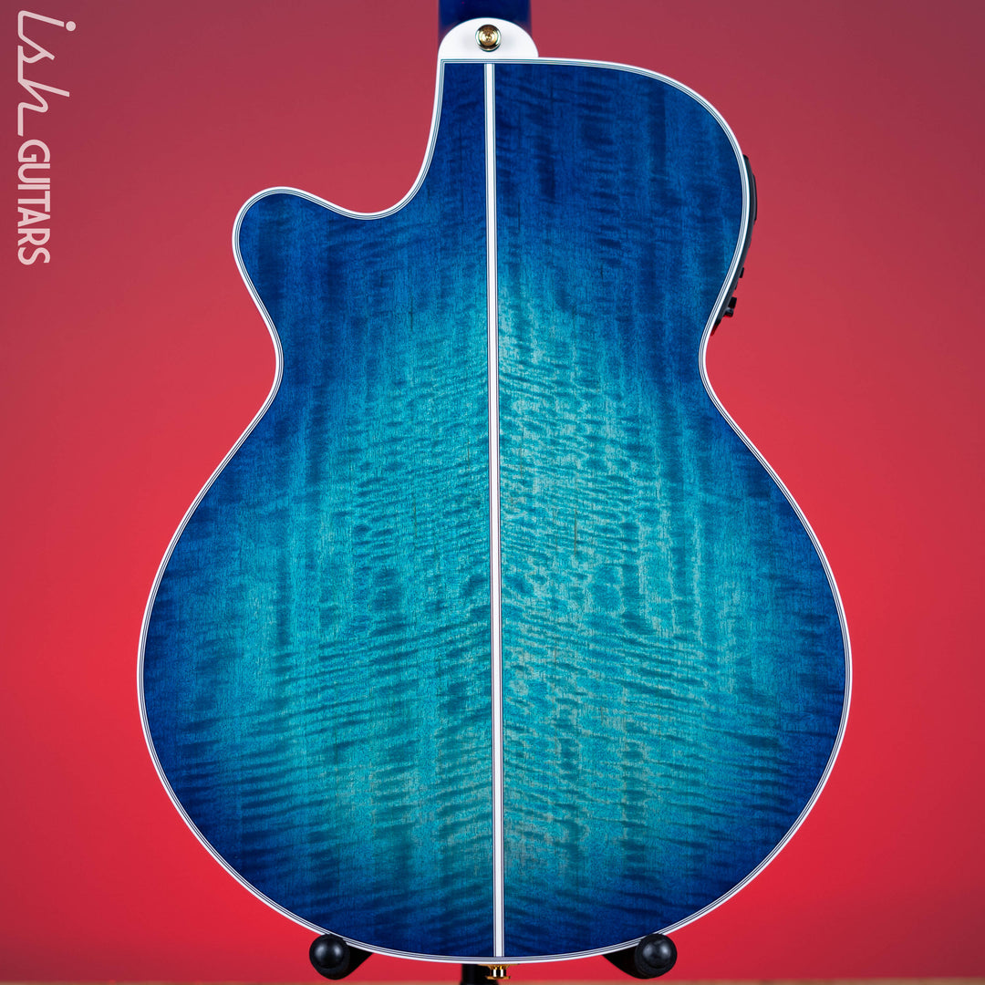Takamine TSP178AC SBB Thinline Acoustic-Electric Guitar Gloss Blue Burst