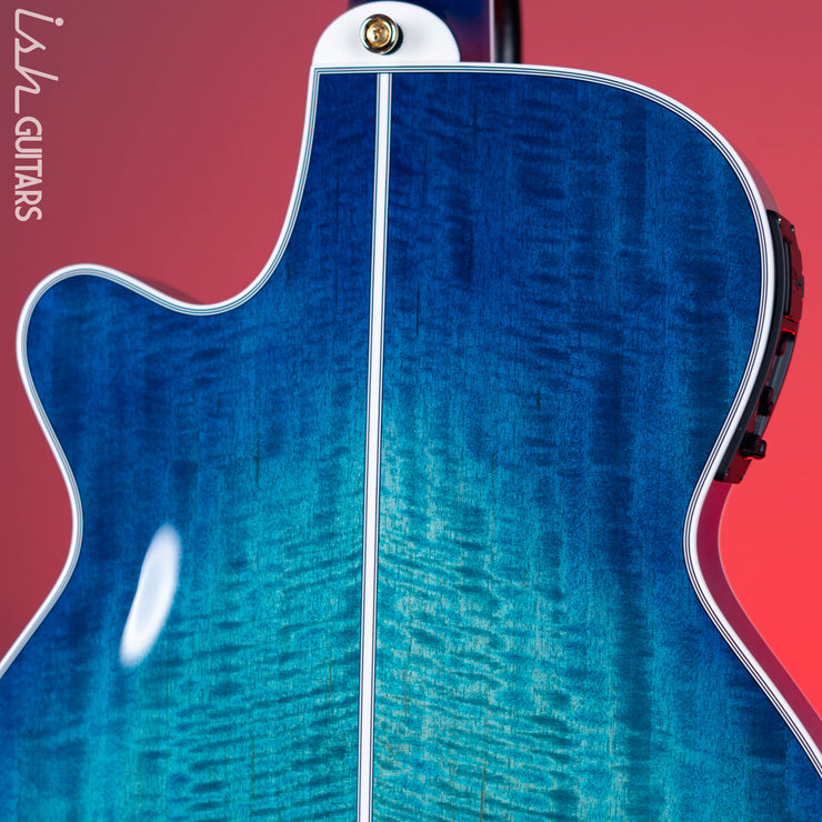 Takamine TSP178AC SBB Thinline Acoustic-Electric Guitar Gloss Blue Burst