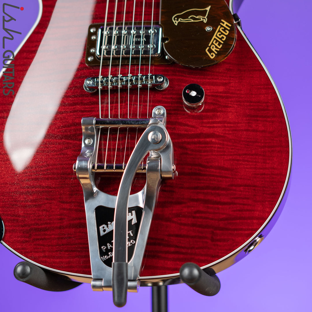 Gretsch G6134TFM Nigel Hendroff Signature Penguin Dark Cherry Demo