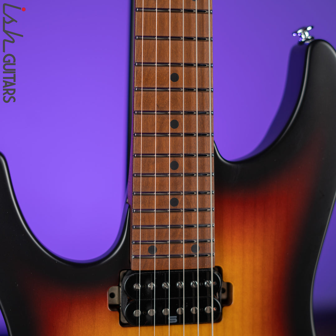 Ibanez Prestige AZ2402L Left Handed Electric Guitar Tri Fade Burst Flat