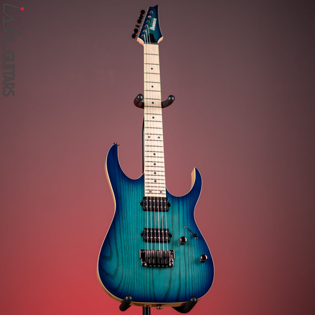 Ibanez Prestige RG652AHMFX Electric Guitar Nebula Green Burst Demo