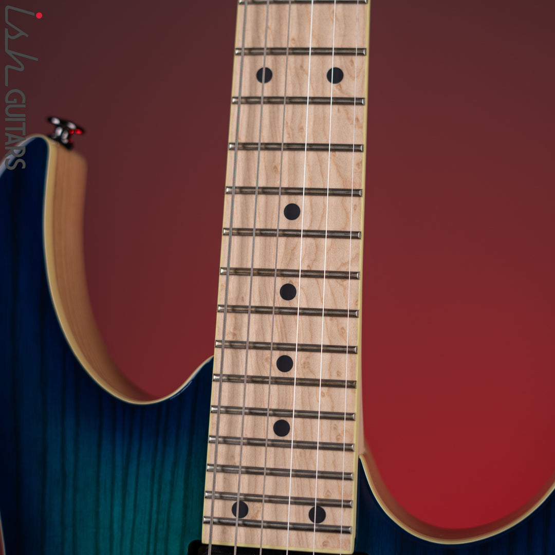 Ibanez Prestige RG652AHMFX Electric Guitar Nebula Green Burst Demo