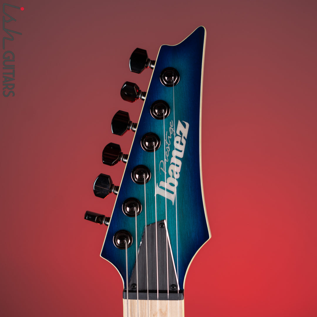 Ibanez Prestige RG652AHMFX Electric Guitar Nebula Green Burst Demo