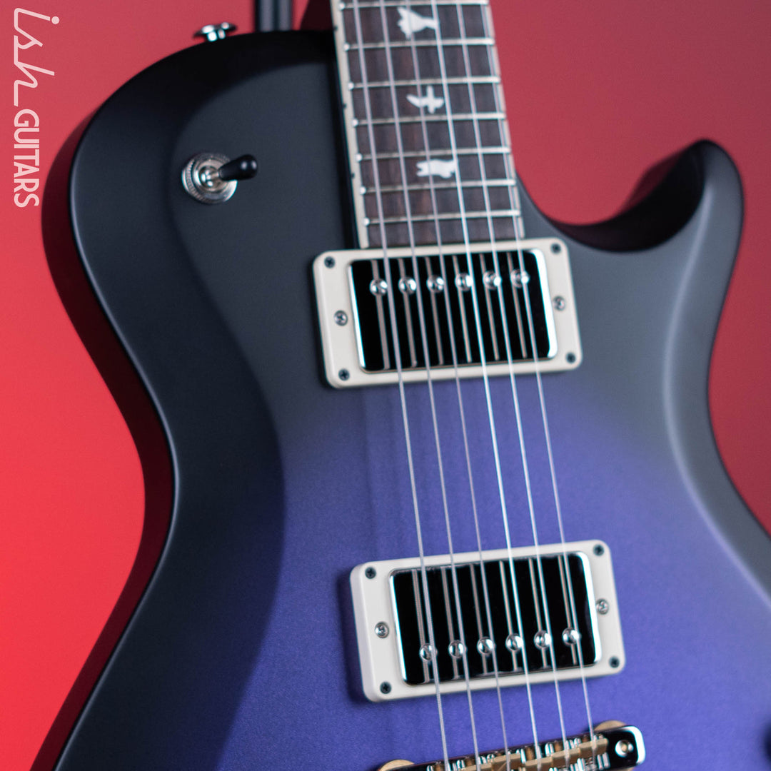 PRS S2 McCarty Singlecut 594 Metallic Purple w/ Black Burst Satin Demo