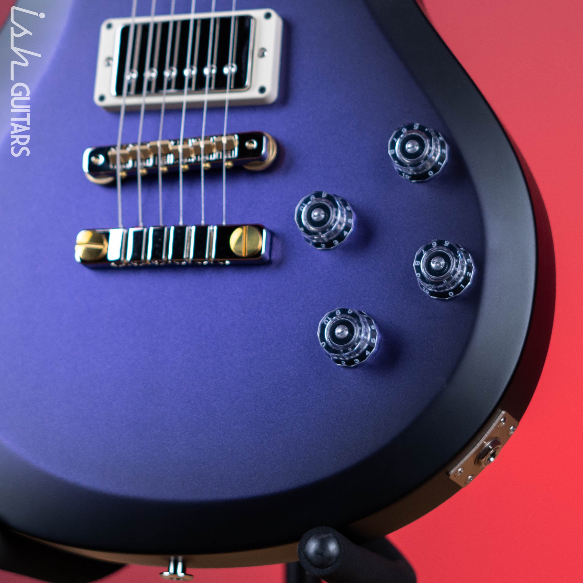 PRS S2 McCarty Singlecut 594 Metallic Purple w/ Black Burst Satin
