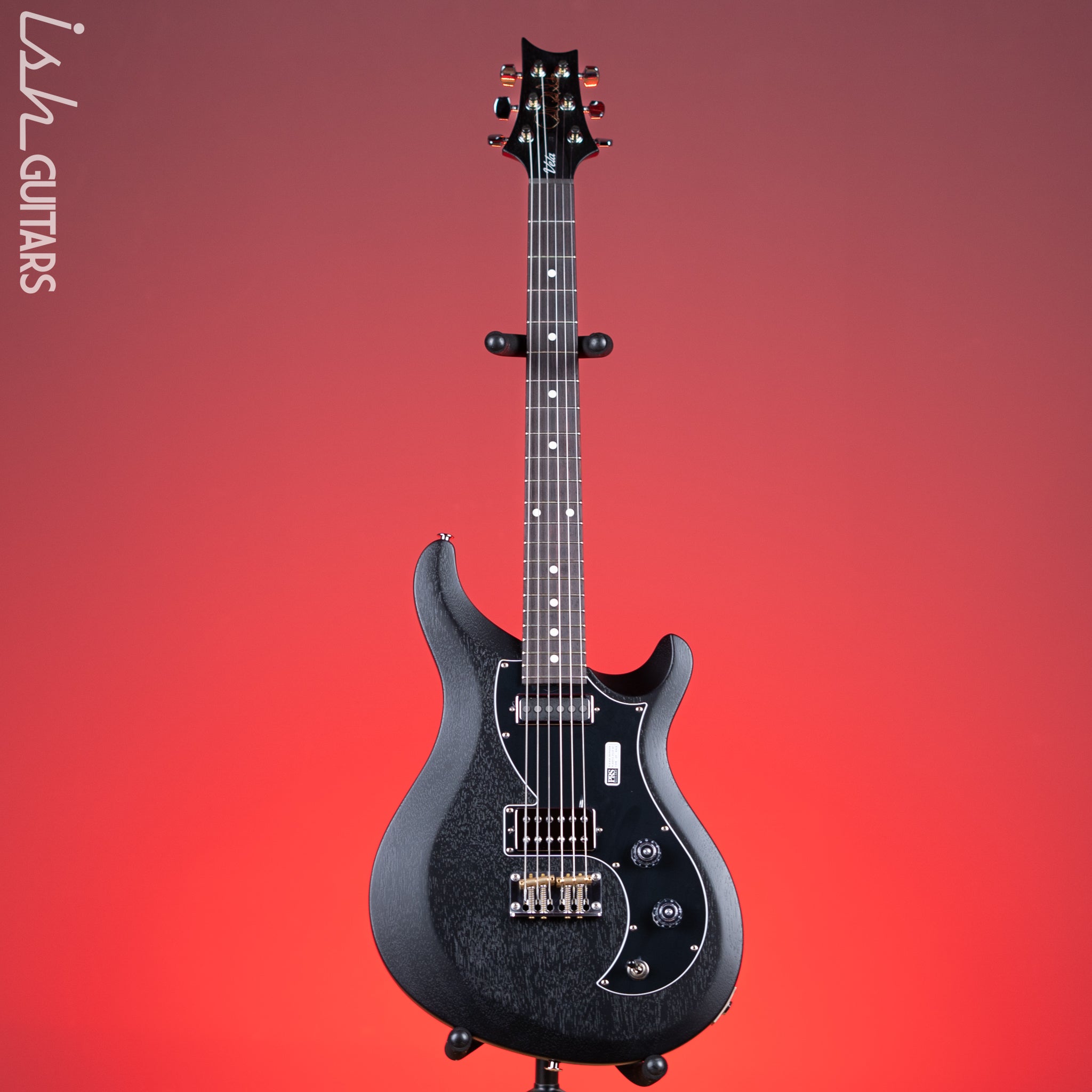 PRS S2 Vela Satin Black – Ish Guitars