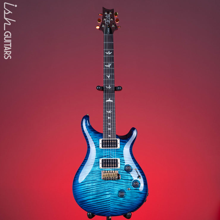 PRS Custom 24 Piezo 10-Top Blue Matteo – Ish Guitars