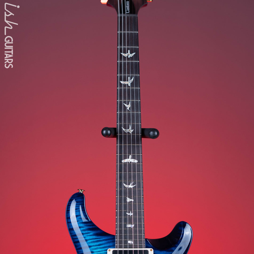 PRS Custom 24 Piezo 10-Top Blue Matteo – Ish Guitars